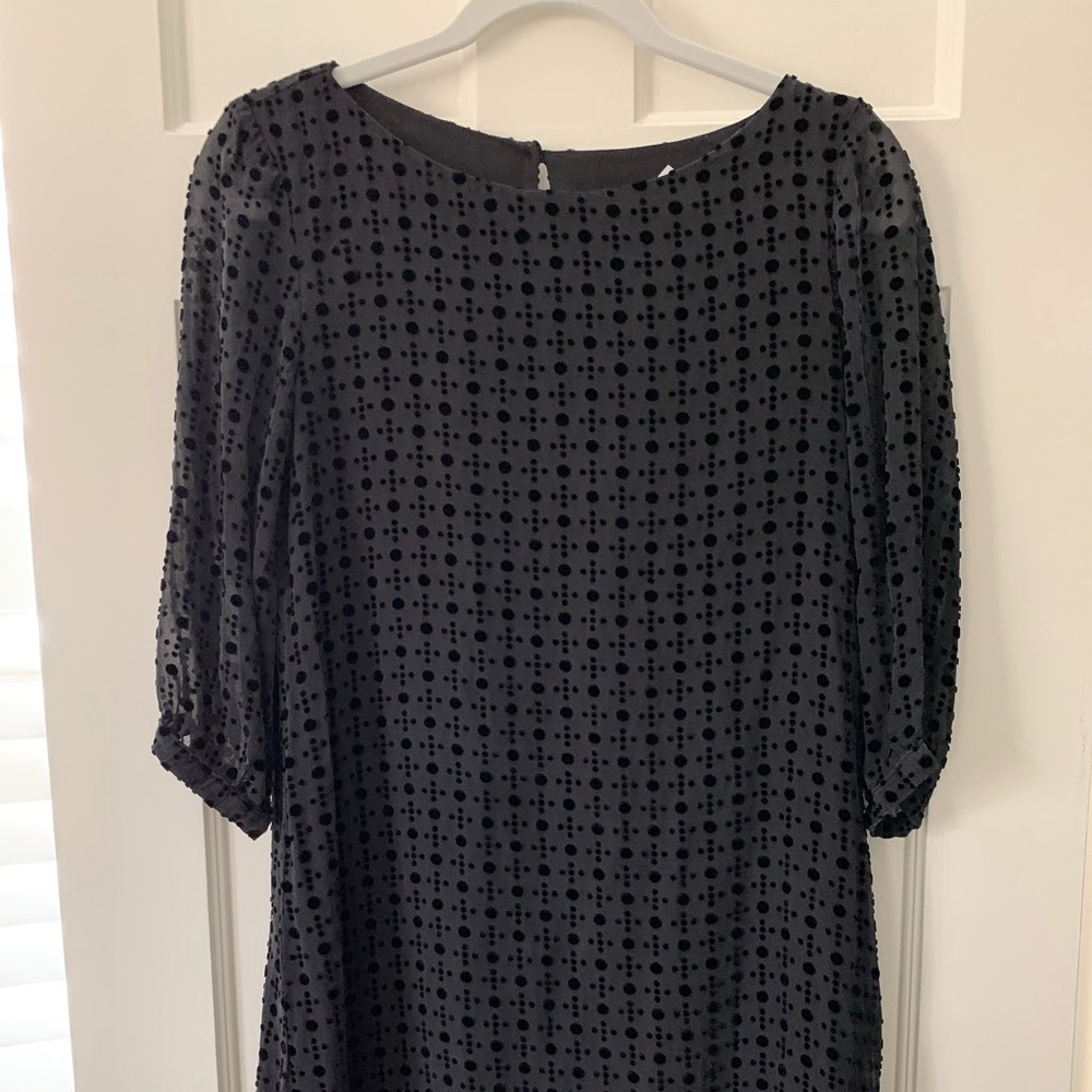 Silk black Amour Vert mini dress